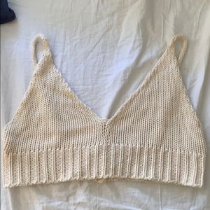 Knit bralette